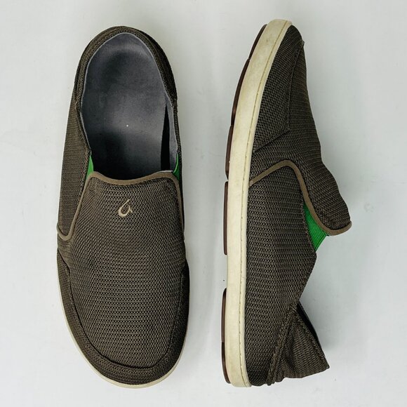 Olukai NOHEA MESH Men's Size 10US Brown Casual Slip On Shoes - Picture 1 of 10